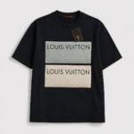 Louis Vuitton Monogram Pure Cotton T-Shirt – Black